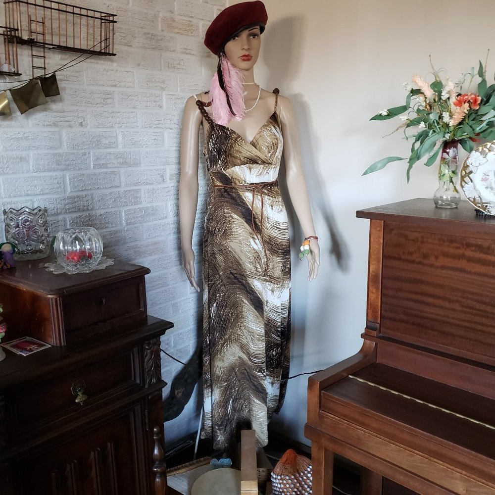 Milano. Fitted Maxi Dress ,Small